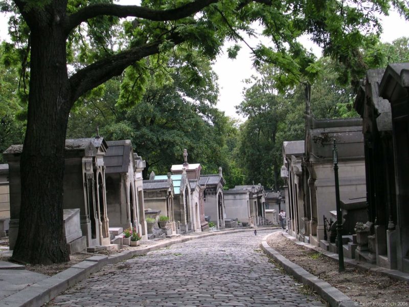 パリにあるペールラシェーズ墓地