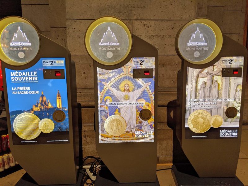 サクレ・クール寺院の記念メダル