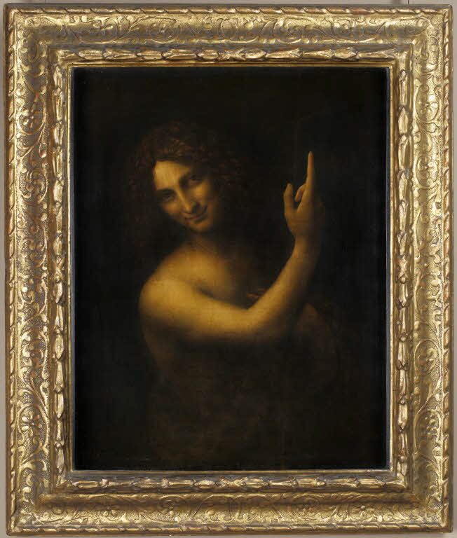 レオナルド・ダ・ヴィンチ《洗礼者聖ヨハネSan Giovanni Battista》ルーブル美術館