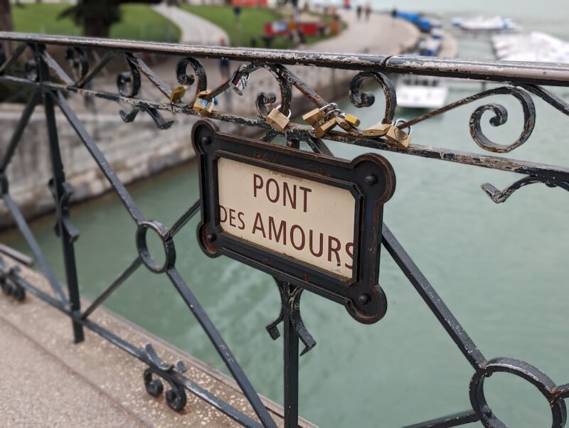 ポン・デ・ザムール（Pont des Amours）