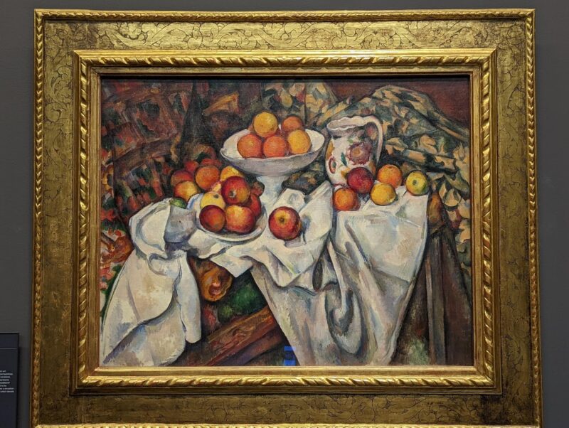 セザンヌ《りんごとオレンジのある静物 Pommes et oranges》オルセー美術館