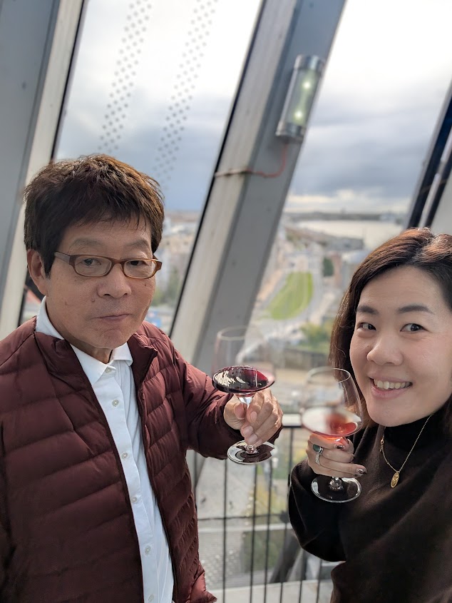 父と訪れたシテ・デュ・ヴァン