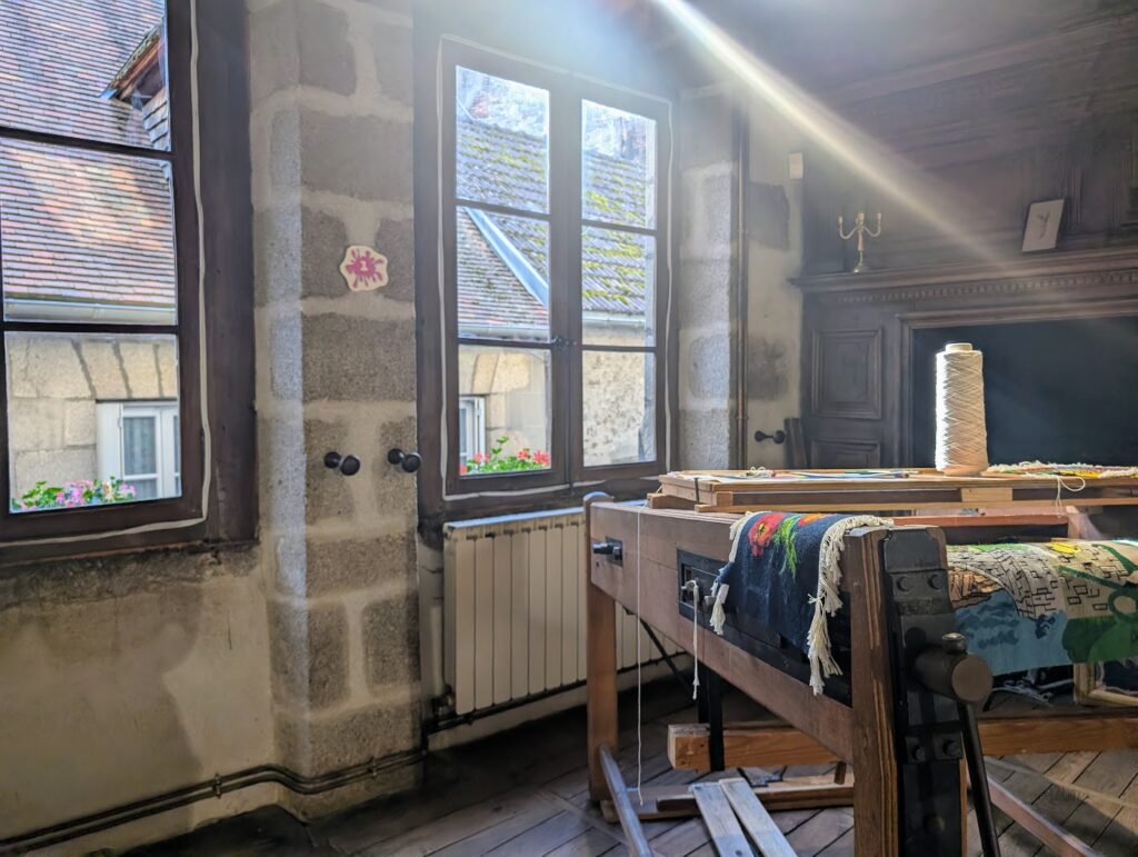 オービュッソン観光案内所内のミュージアム